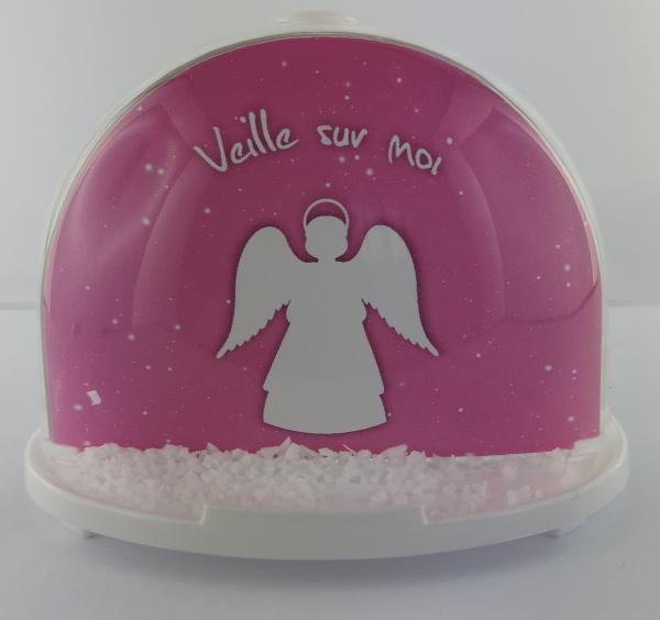 Boule Igloo Ange fond rose 100 grs - France